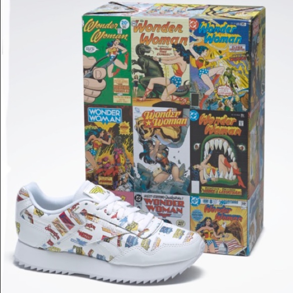 Rare Wonder Woman Reebok Platform runners